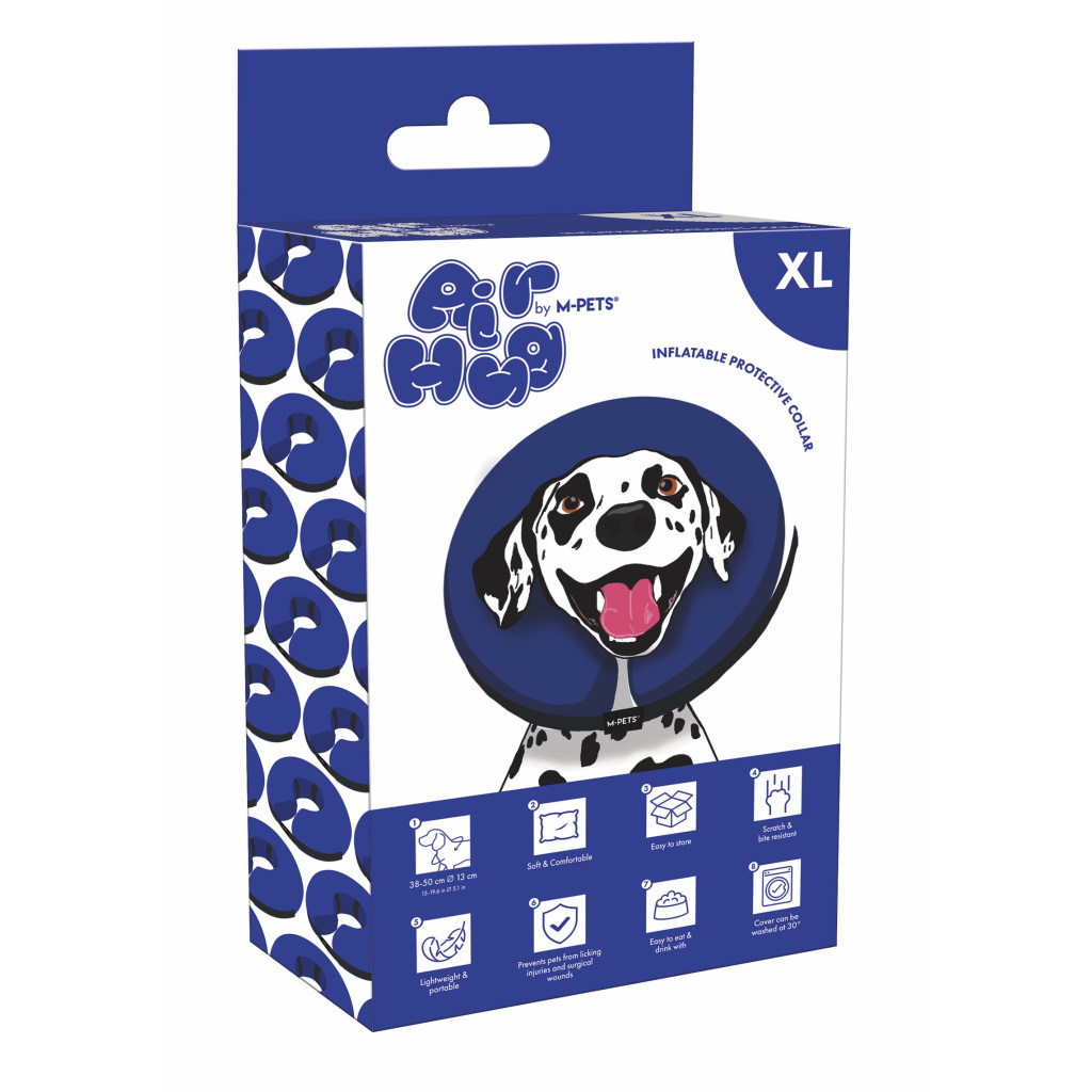 M-Pets Air Hug Şişirilebilir Koruyucu Yakalık 38-50cm [XL]