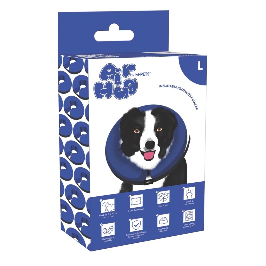 M-Pets Air Hug Şişirilebilir Koruyucu Yakalık 33-42cm [L]