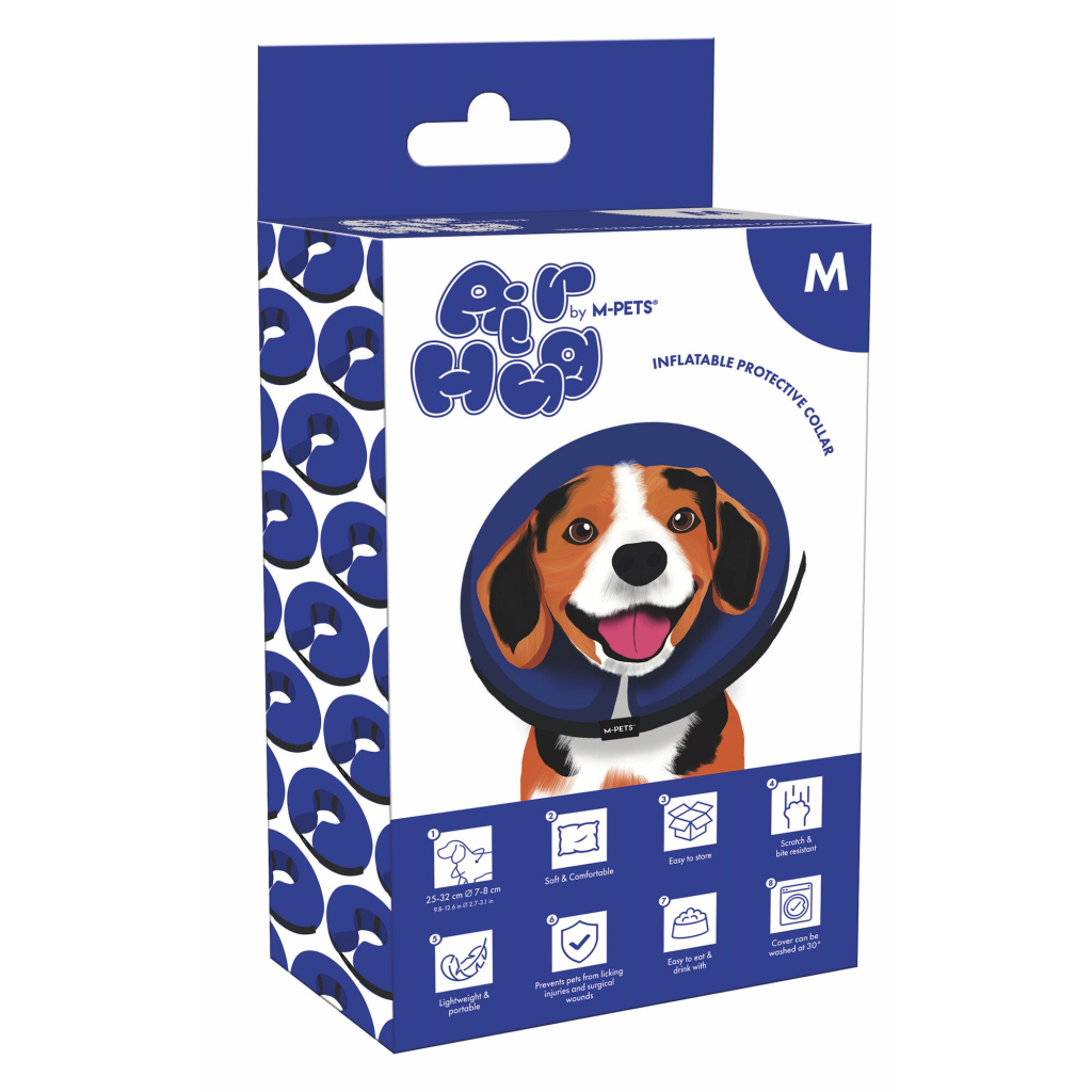 M-Pets Air Hug Şişirilebilir Koruyucu Yakalık 25-32cm [M]