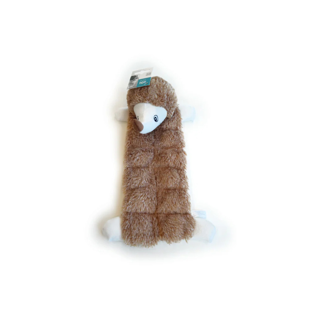 M-Pets Peluş Kirpi Köpek Oyuncağı 43x20x15cm (Kahverengi)