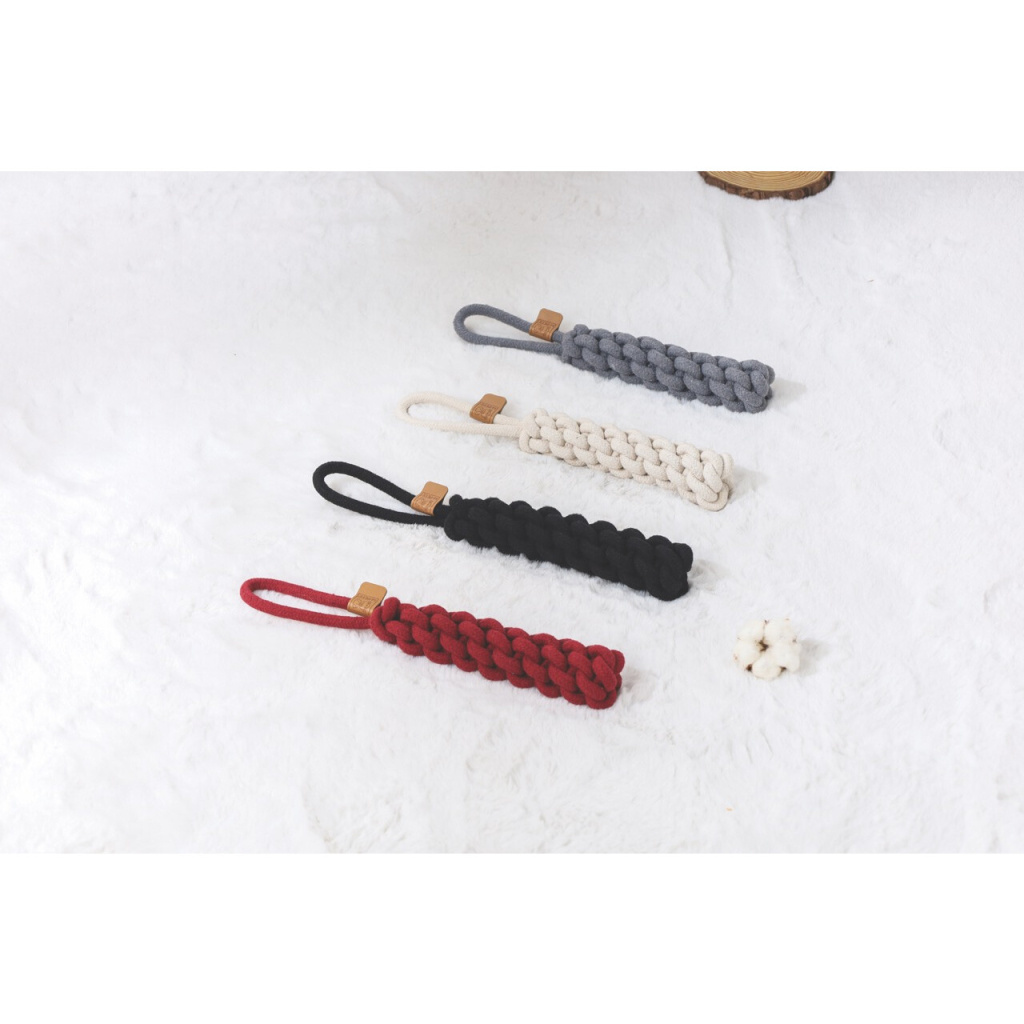 M-Pets Örgü Köpek Oyuncağı 34cm (Gri)