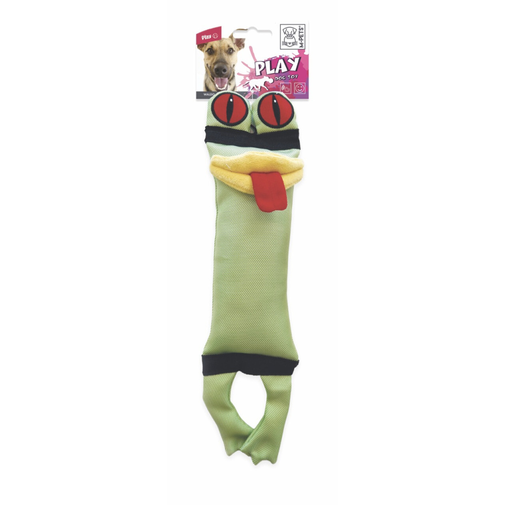 M-Pets Sevimli Rakun Peluş Köpek Oyuncağı 47x10x7cm (Kırmızı)