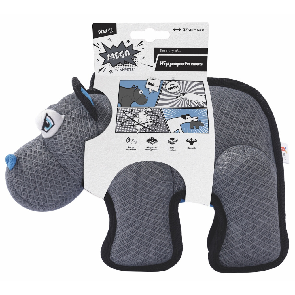 M-Pets Mega Su Aygırı Köpek Oyuncağı 27x12x20cm