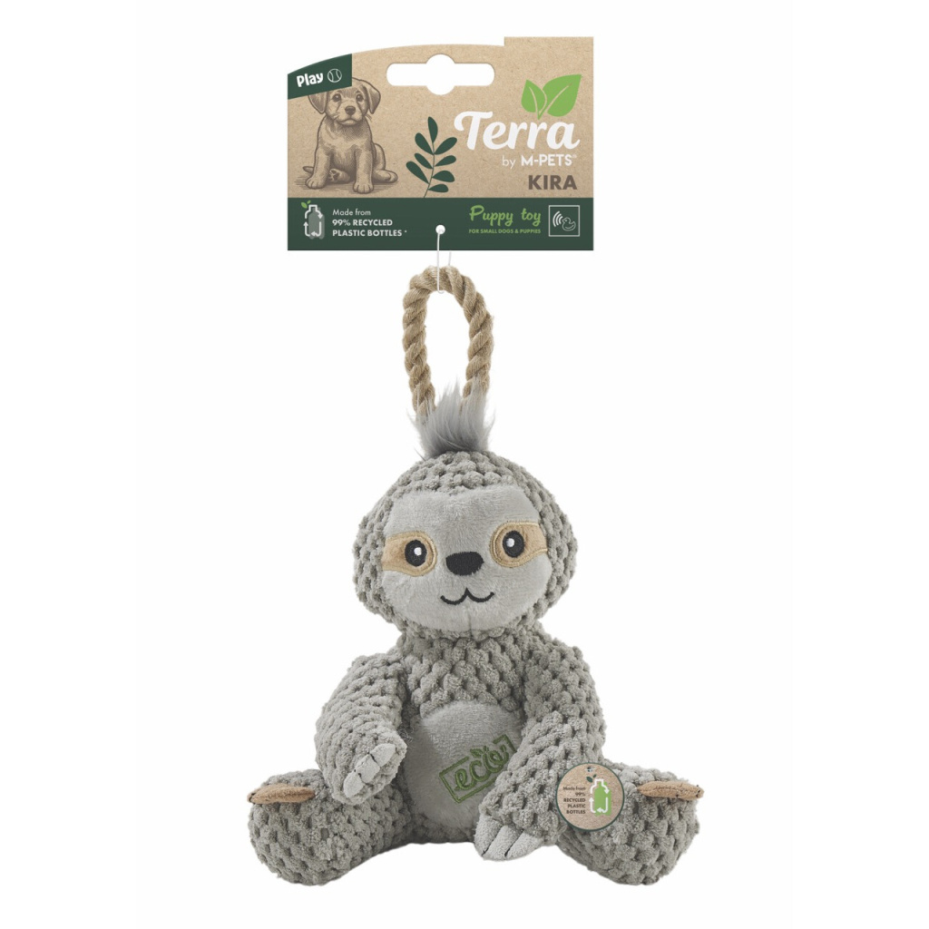 M-Pets Terra Eco Kira Tembel Hayvan Yavru Köpek Oyuncağı 16x11,5x22 cm