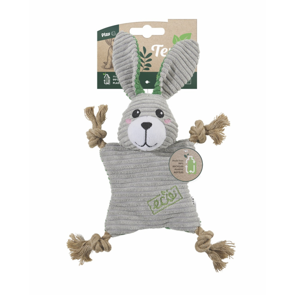 M-Pets Terra Eco Lulu Tavşan Yavru Köpek Oyuncağı 30x22x5cm