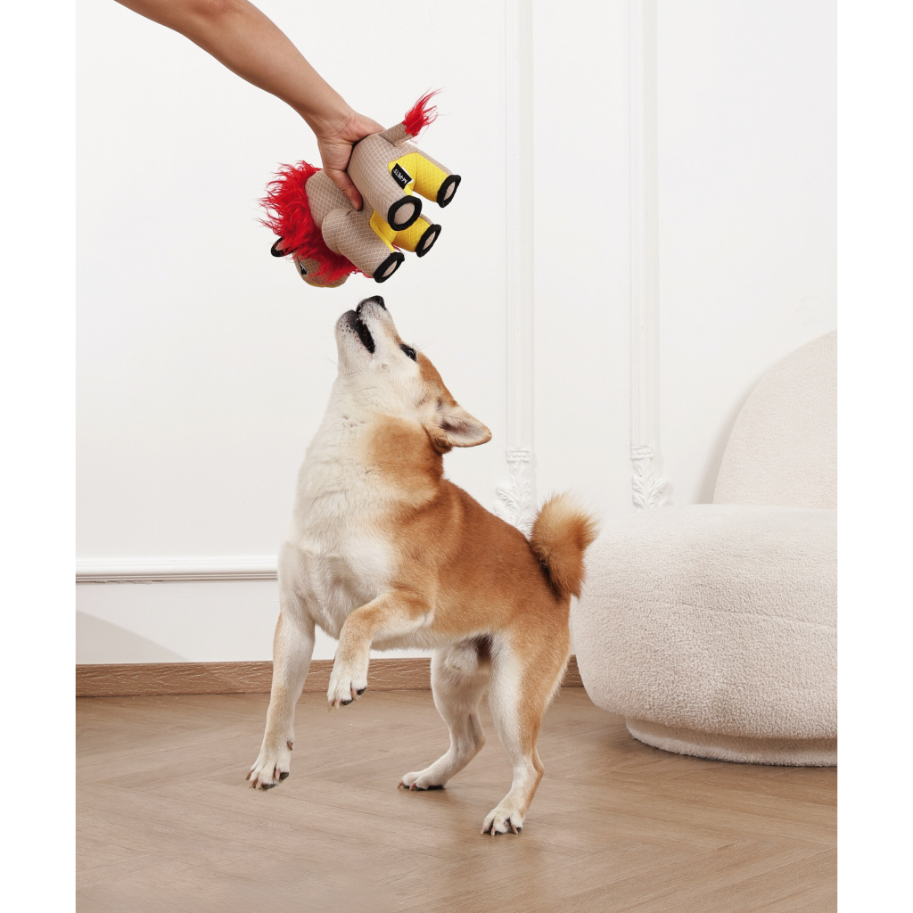 M-Pets Mega Aslan Sesli Köpek Oyuncağı 25x14x18cm