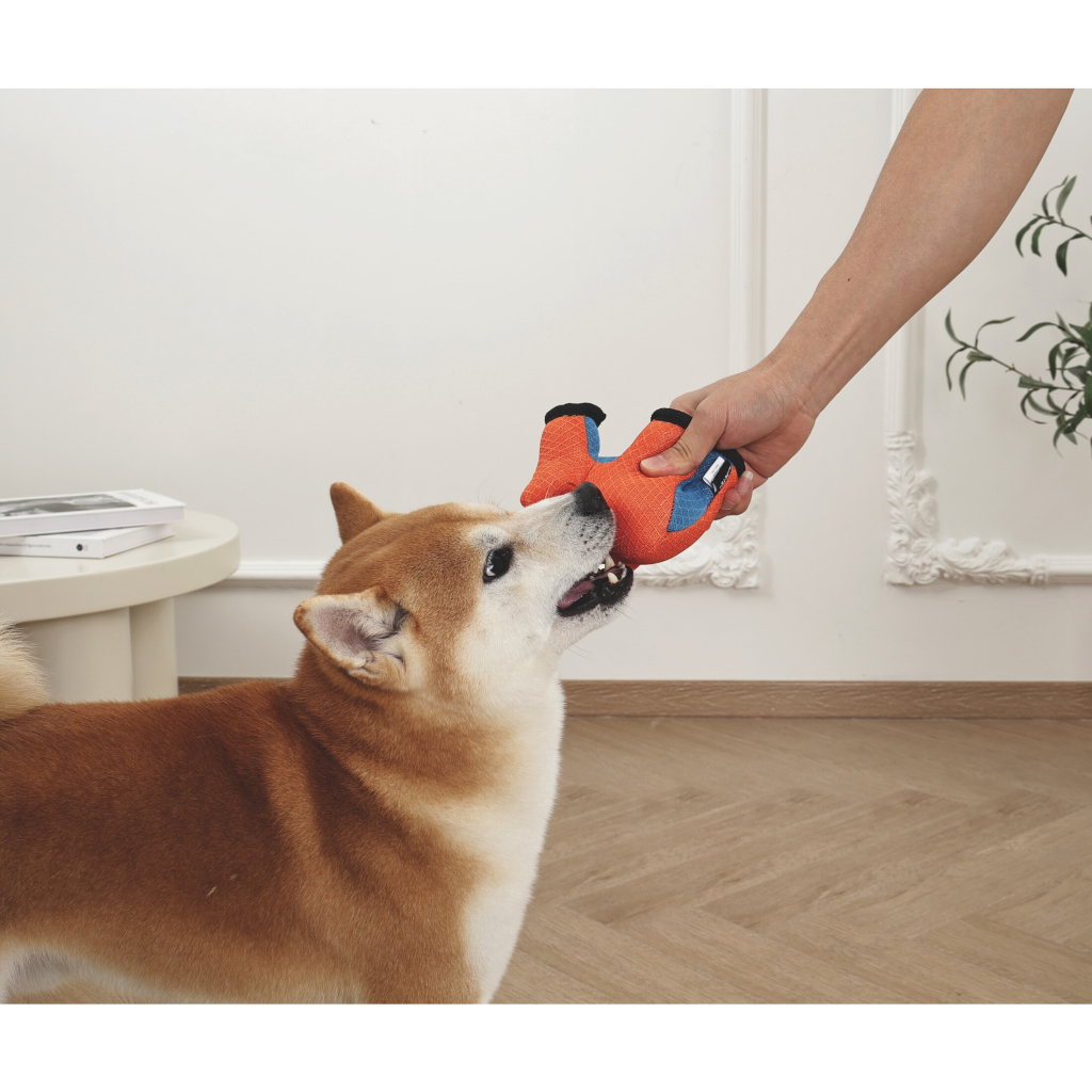 M-Pets Mega Mini Rhinoceros Peluş Köpek Oyuncağı 20x10x13cm