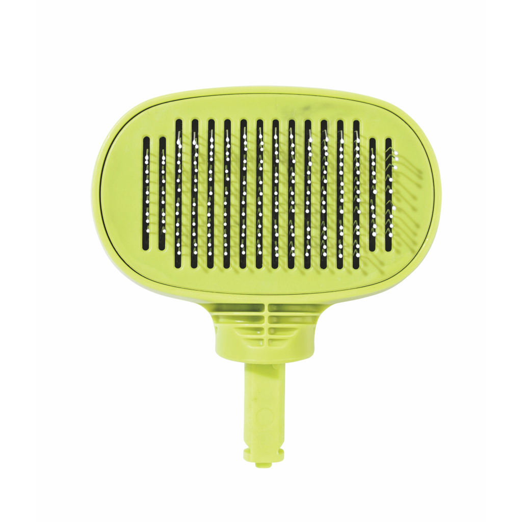 M-Pets Click and Groom Kedi ve Köpekler İçin Basmalı Masaj Uçlu Fırça Yedek Başlık 12x6,5x5cm