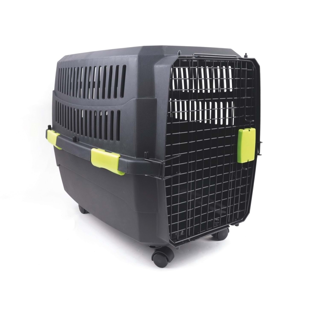 M-Pets Eco Viaggio Carrier IATA Kedi ve Köpek Taşıma Çantası 91,5x61x66cm (Siyah) [XL]