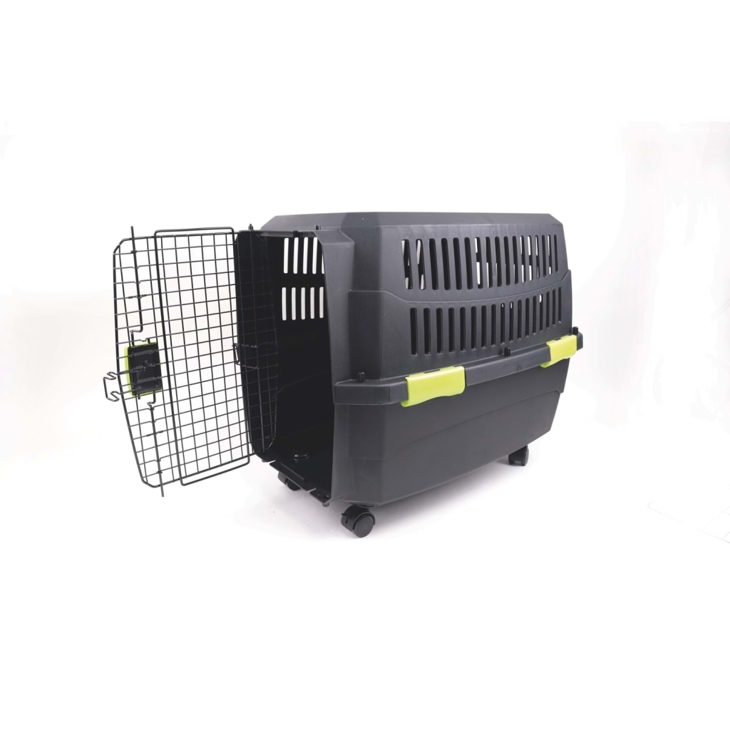 M-Pets Eco Viaggio Carrier IATA Kedi ve Köpek Taşıma Çantası 91,5x61x66cm (Siyah) [XL]