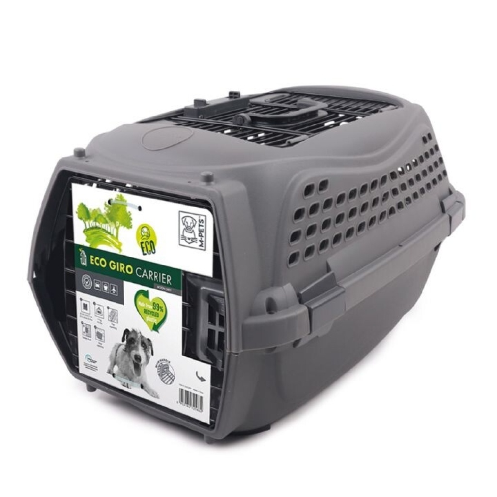 M-Pets Eco Giro Carrier Köpek Taşıma Çantası 51,6x32,7x29,6cm (Siyah) [M]