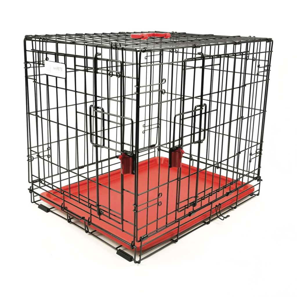 M-Pets Voyager 2 Kapılı Köpek Kafesi 122x76x84cm (Kırmızı) [XXL]