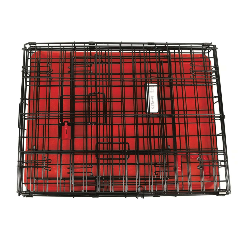 M-Pets Voyager 2 Kapılı Köpek Kafesi 122x76x84cm (Kırmızı) [XXL]