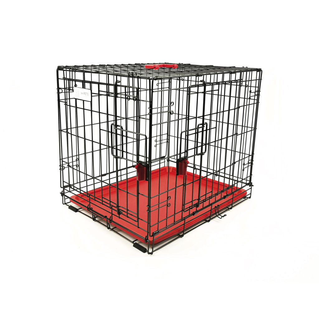 M-Pets Voyager 2 Kapılı Köpek Kafesi 106x71x76cm (Kırmızı) [XL]