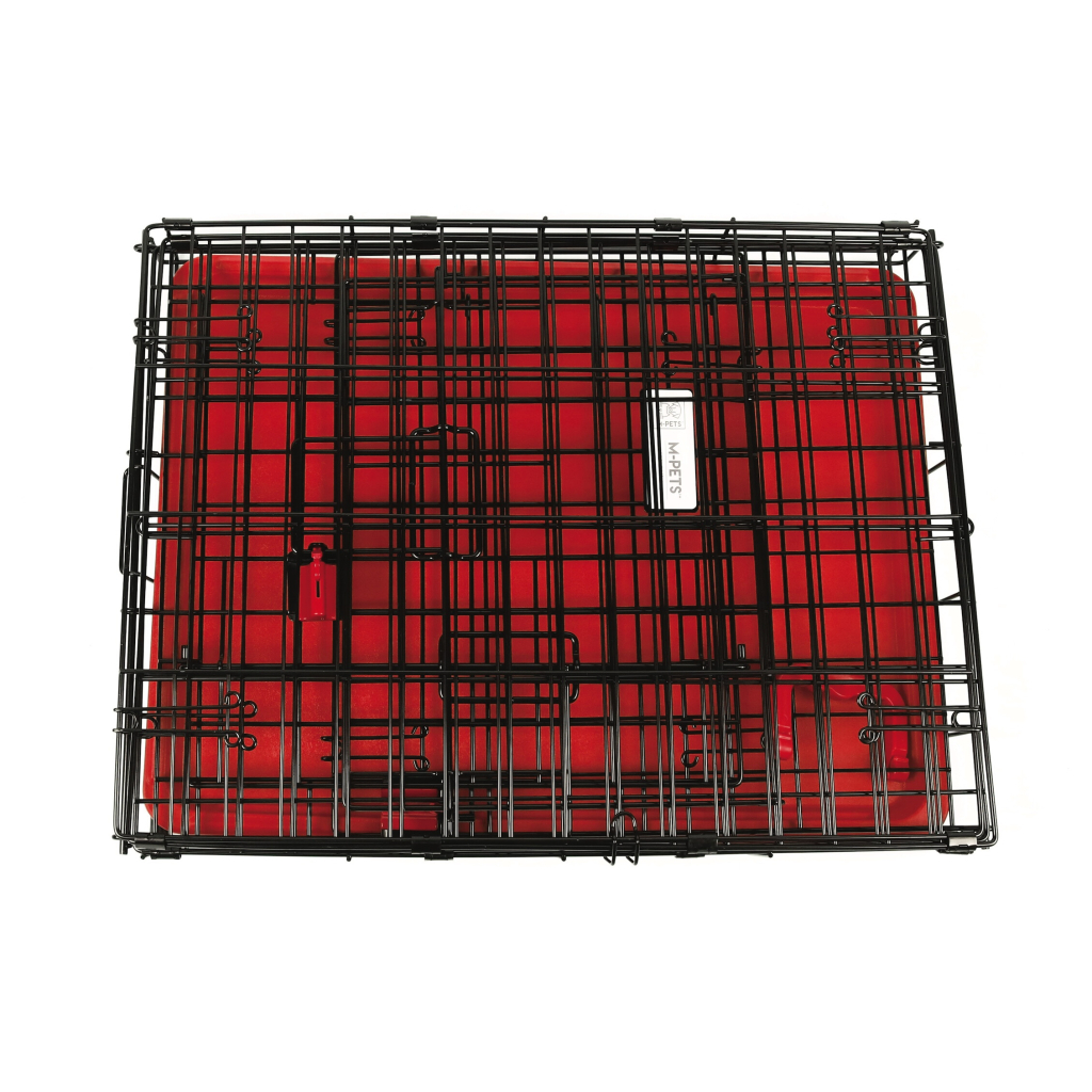 M-Pets Voyager 2 Kapılı Köpek Kafesi 106x71x76cm (Kırmızı) [XL]