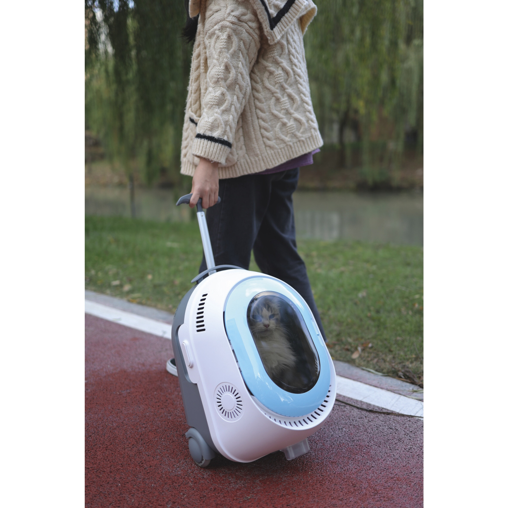 M-Pets Trolley Kedi ve Küçük Irk Köpek Taşıma Çantası 35x31x47cm