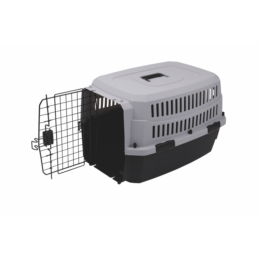 M-Pets Viaggio Carrier IATA Kedi ve Küçük Irk Köpek Taşıma Çantası 68x47,6x42cm (Gri) [M]