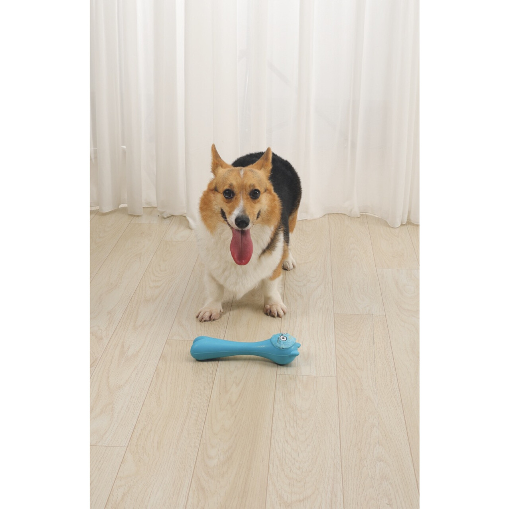 M-Pets Rob Ödül Hazneli Köpek Oyuncağı 23,5x6,5x6,5cm (Mavi)