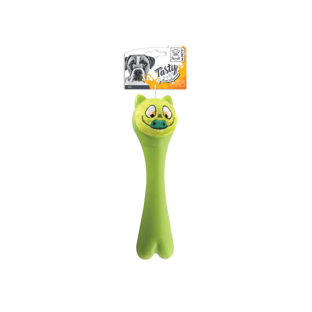 M-Pets Rob Ödül Hazneli Köpek Oyuncağı 23,5x6,5x6,5cm (Yeşil)