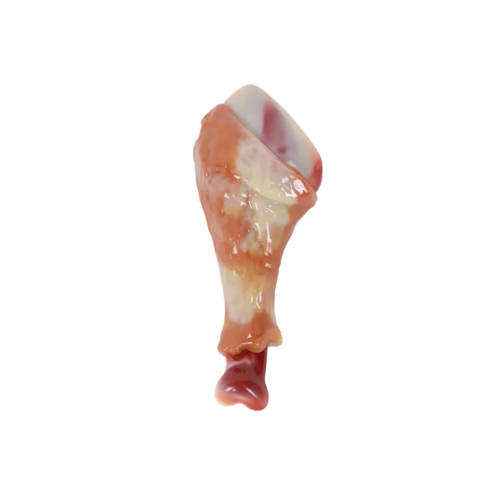 M-Pets Carnivore But Şeklinde Pastırma Aromalı Kemik Köpek Oyuncağı 12,4x6,1x3,5cm (Turuncu)