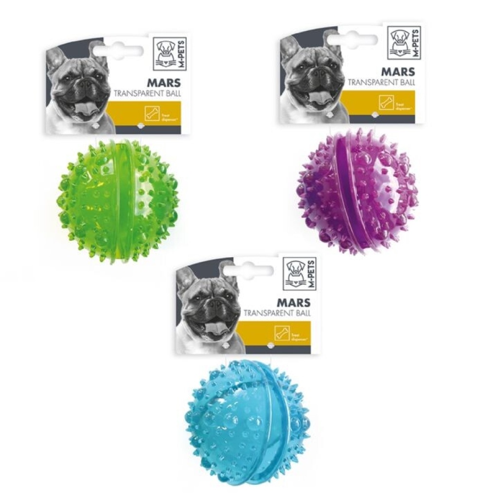 M-Pets Kauçuk Ödül Hazneli Köpek Oyuncağı 8cm (Karışık Renkli)