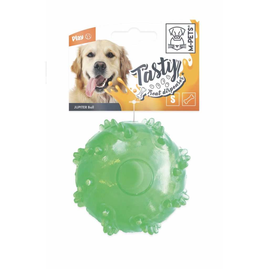 M-Pets Jupiter Kauçuk Ödül Hazneli Top Köpek Oyuncağı [S]