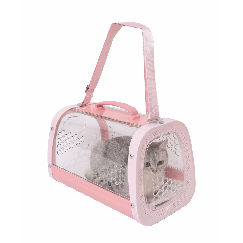 M-Pets Honey Kedi ve Küçük Irk Köpekler için Taşıma Çantası 59,1x38,1x35,4cm (Pembe)
