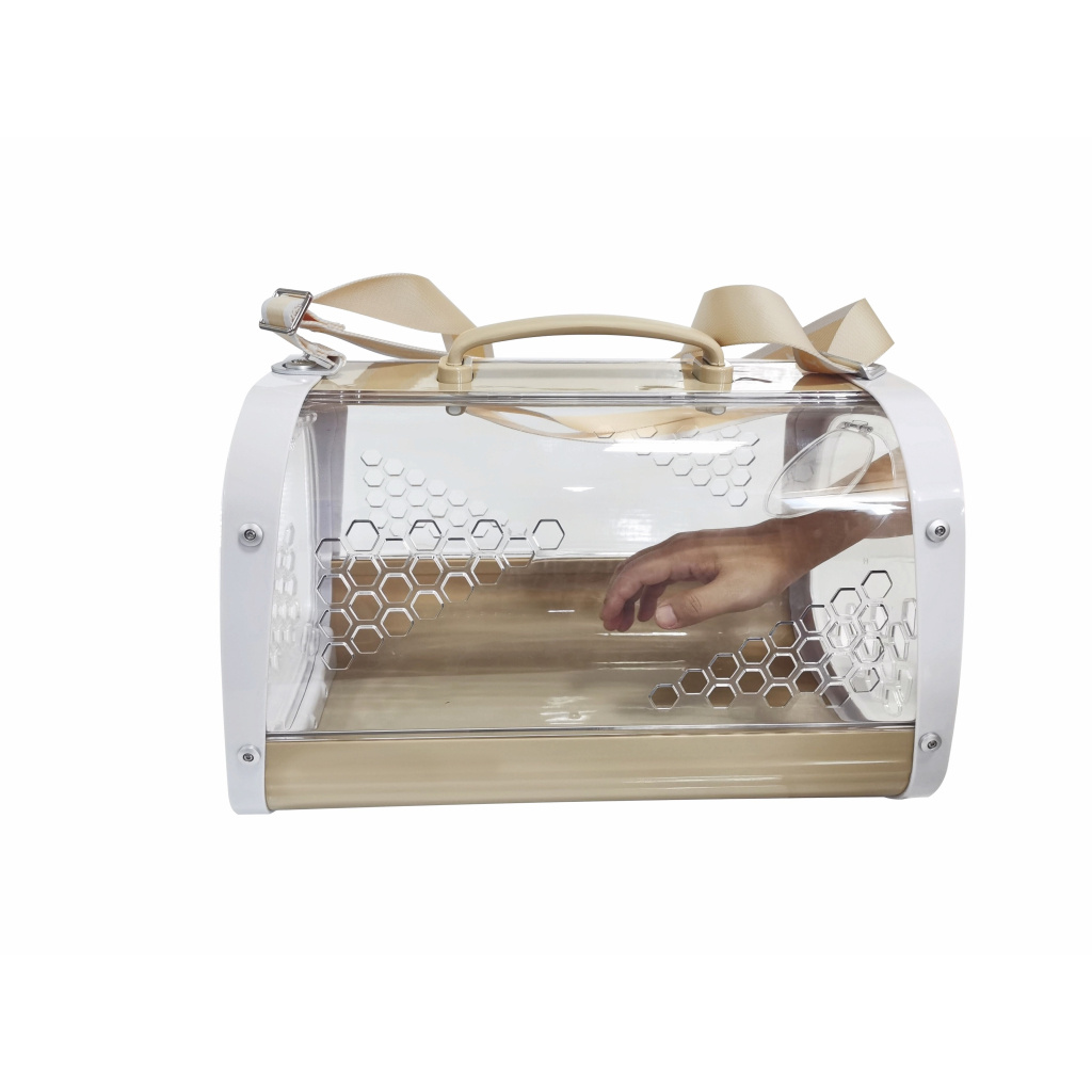 M-Pets Honey Kedi ve Küçük Irk Köpekler için Taşıma Çantası 59,1x38,1x35,4cm (Kahverengi)