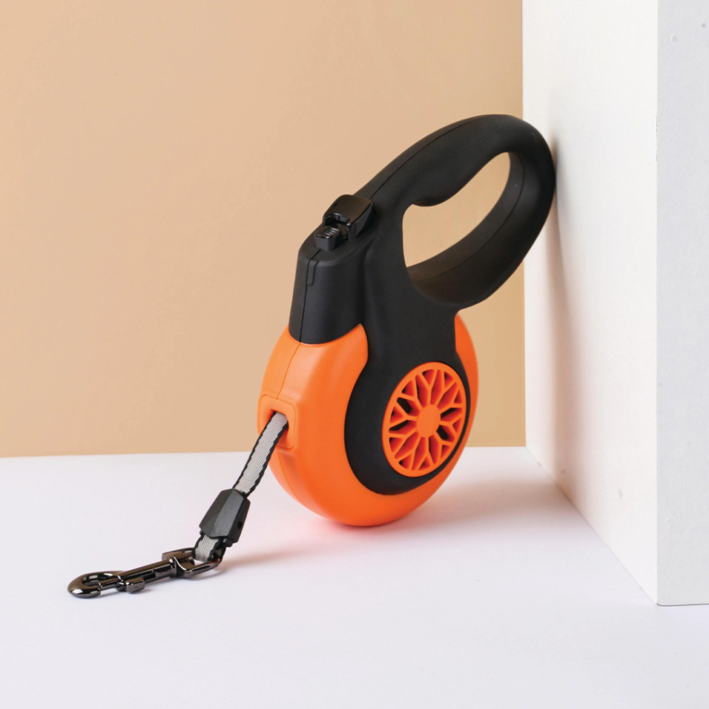 M-Pets Autobrake Otomatik Şerit Gezdirme Kayışı 4m (Turuncu) [L]