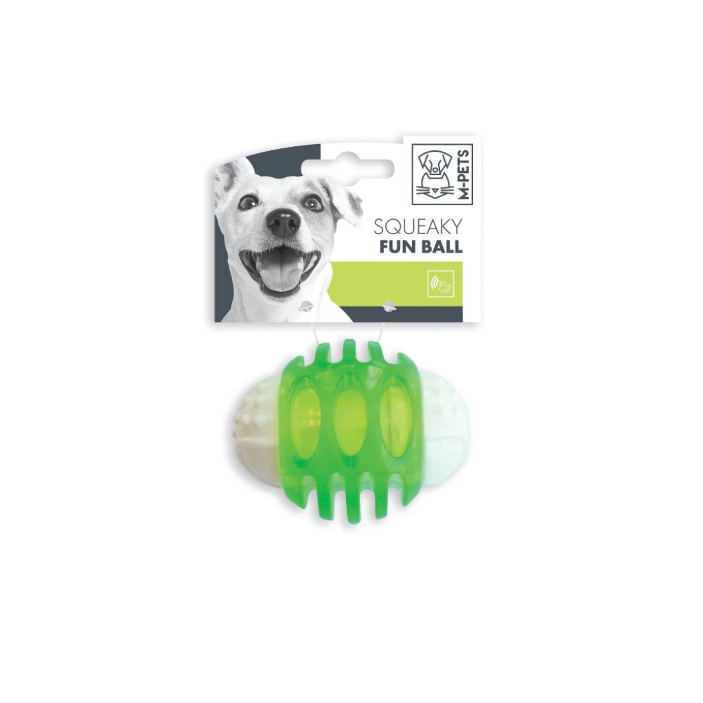 M-Pets Şeffaf Top Köpek Oyuncağı 6,7cm (Yeşil)