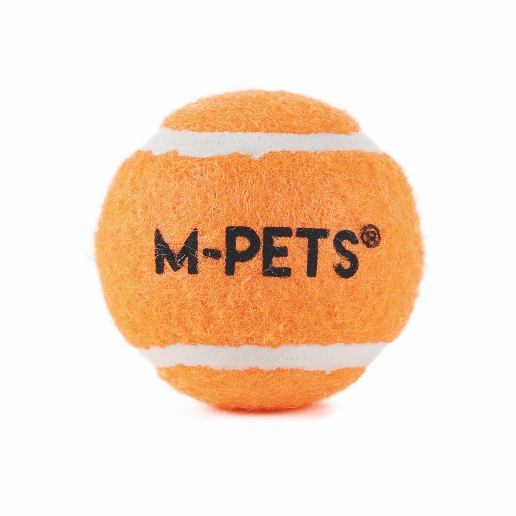 M-Pets Hop Tenis Topu Köpek Oyuncağı 5cm (3'lü) (Turuncu)