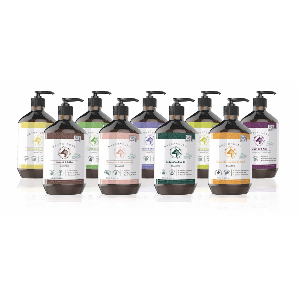 M-Pets Naturluxe Sedir ve Çay Ağacı Yağlı Köpek Şampuanı 500ml