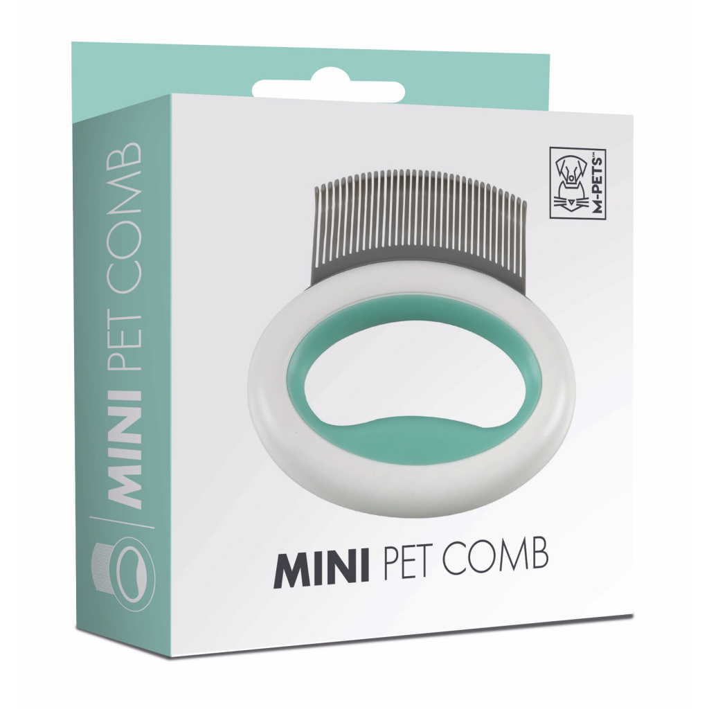 M-Pets Mini Pet Comb Kedi Tarağı 9x8,5cm (Yeşil)