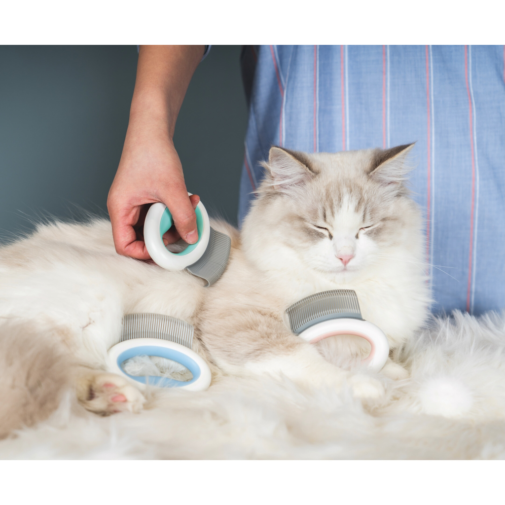 M-Pets Mini Pet Comb Kedi Tarağı 9x8,5cm (Yeşil)