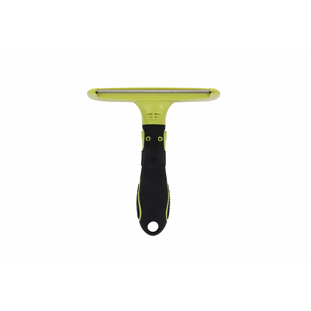 M-Pets Click and Groom Kedi ve Köpekler için Furminatör Basmalı Tarak 14,2x7x7,1cm [L]