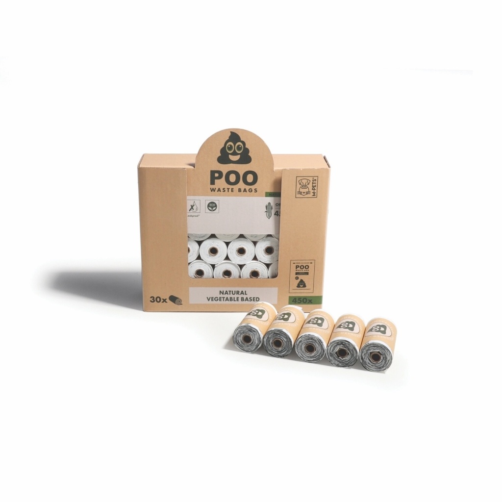 M-Pets Poo Parfümsüz Köpek Dışkı Poşeti 22x32cm (30'lu)