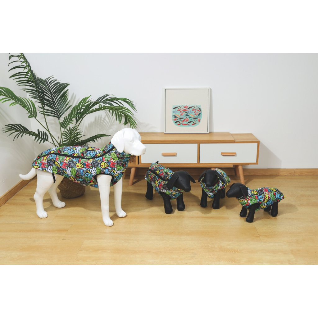 M-Pets Urban Sytle Köpek Ceketi 44–45cm (Karışık Renkli) [XS]
