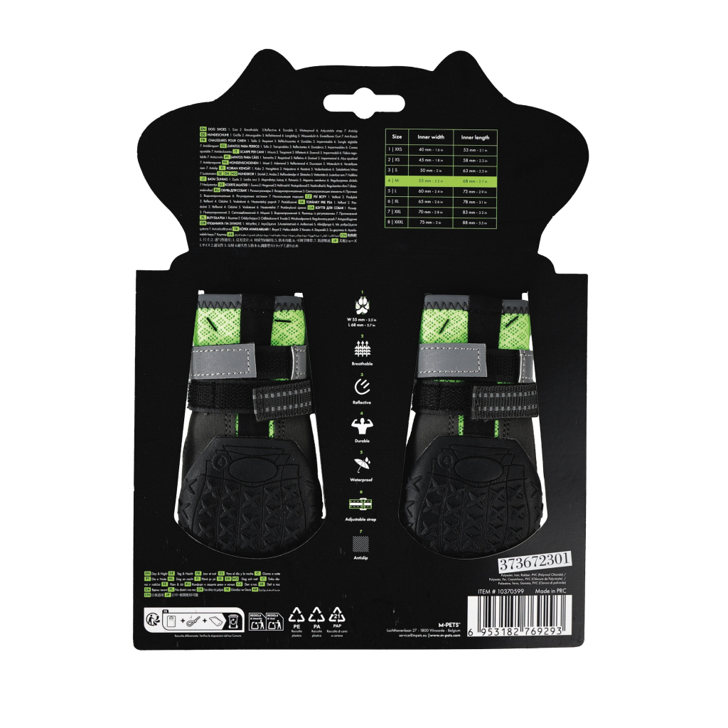 M-Pets Flexi Köpek Ayakkabısı (Yeşil) [M]