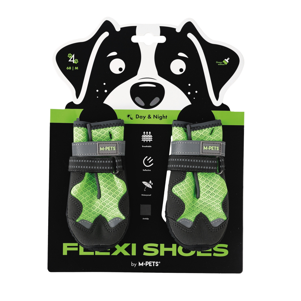 M-Pets Flexi Köpek Ayakkabısı (Yeşil) [M]