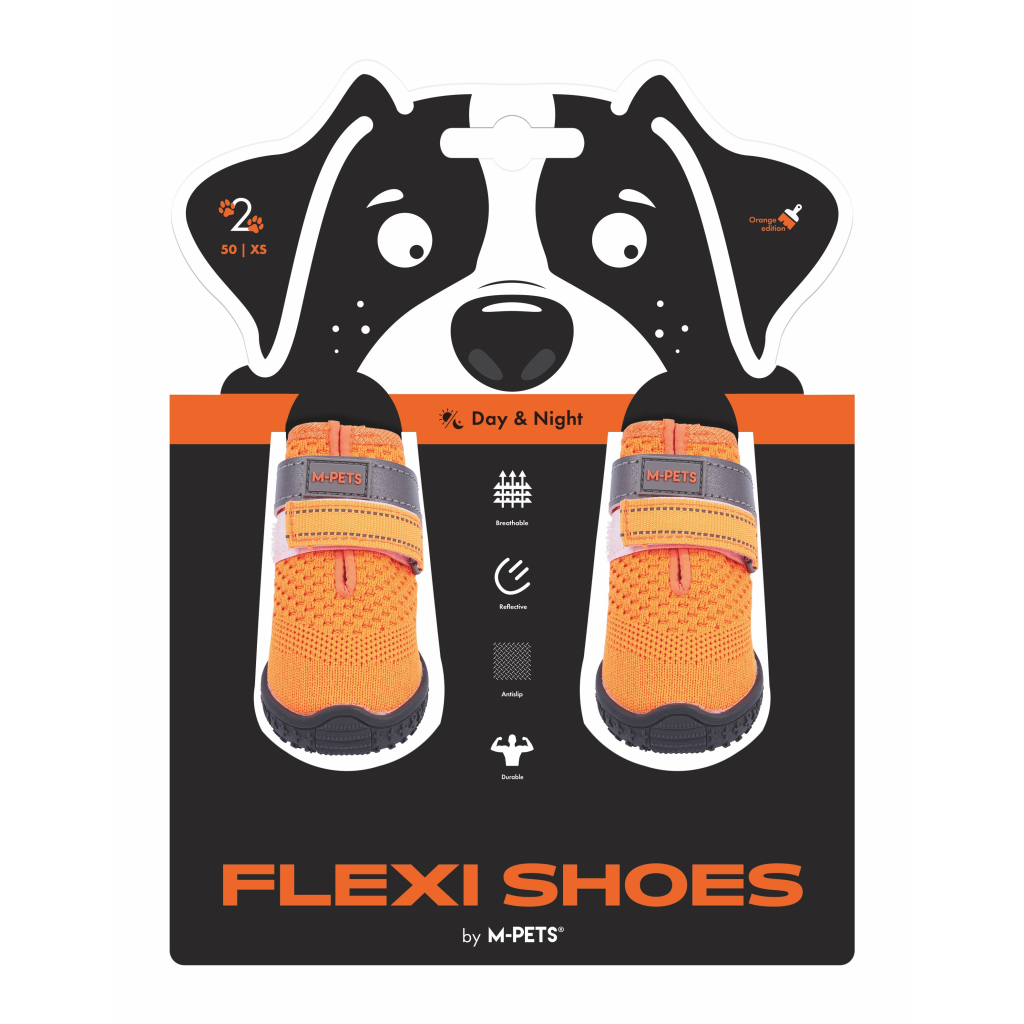 M-Pets Flexi Köpek Ayakkabısı (Turuncu) [XS]