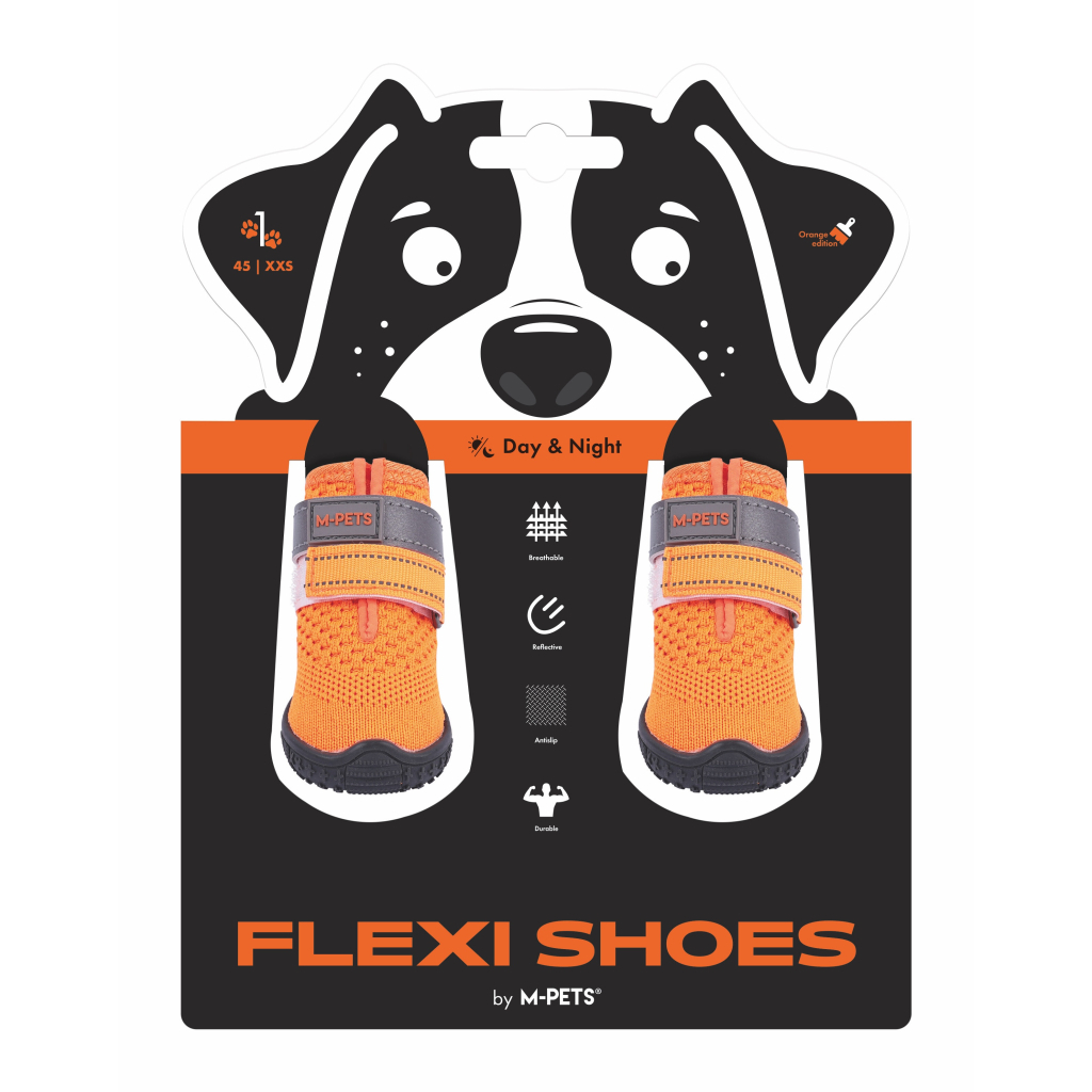 M-Pets Flexi Köpek Ayakkabısı (Turuncu) [XXS]