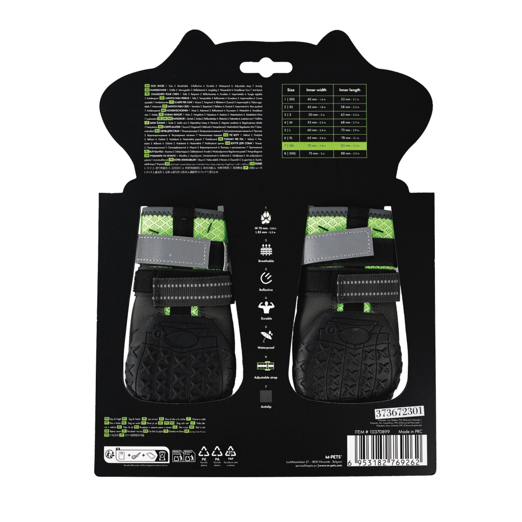 M-Pets Flexi Köpek Ayakkabısı (Yeşil) [XXL]