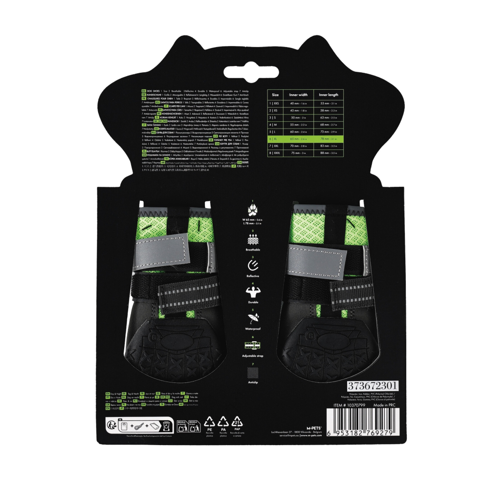 M-Pets Flexi Köpek Ayakkabısı (Yeşil) [XL]