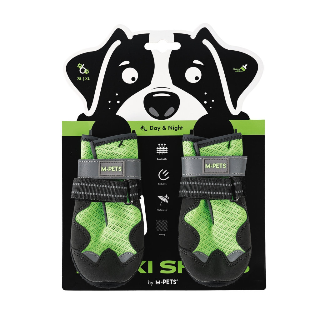M-Pets Flexi Köpek Ayakkabısı (Yeşil) [XL]