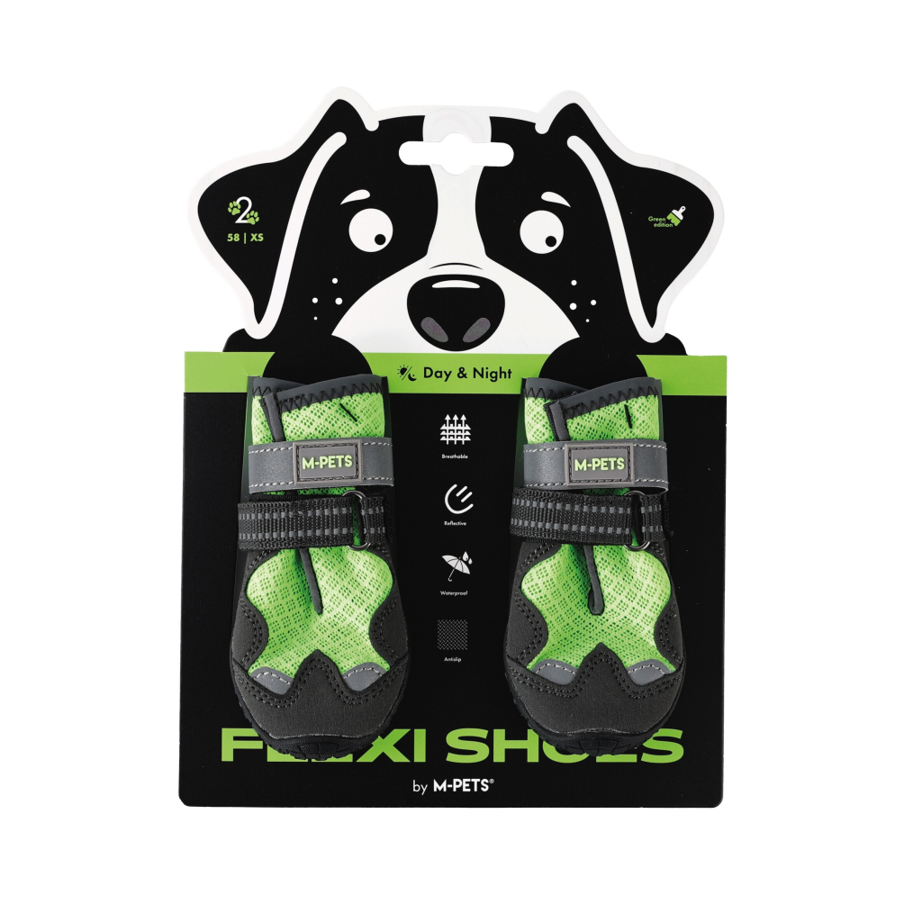 M-Pets Flexi Köpek Ayakkabısı (Yeşil) [XS]