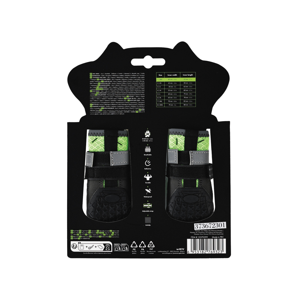 M-Pets Flexi Köpek Ayakkabısı (Yeşil) [XXS]