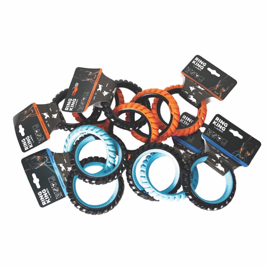 M-Pets Single Ring King Köpek Oyuncağı (Turuncu)