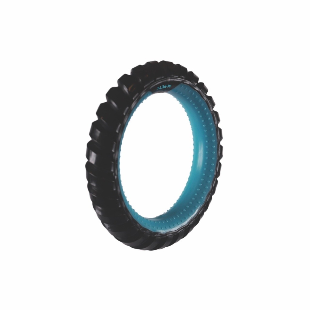 M-Pets Single Ring King Köpek Oyuncağı (Mavi)