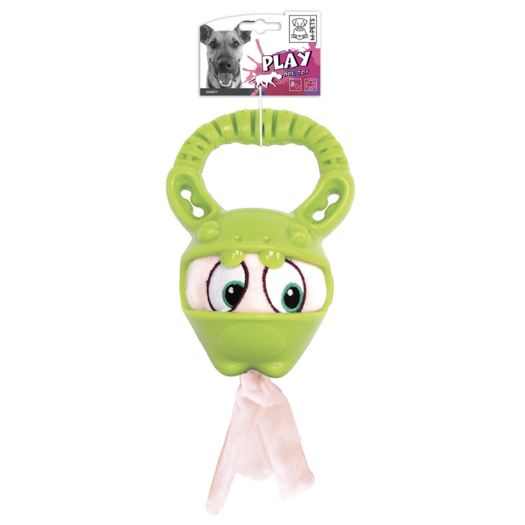 M-Pets Sweety Köpekler İçin Kauçuk Oyuncak 9x9x18cm (Yeşil)