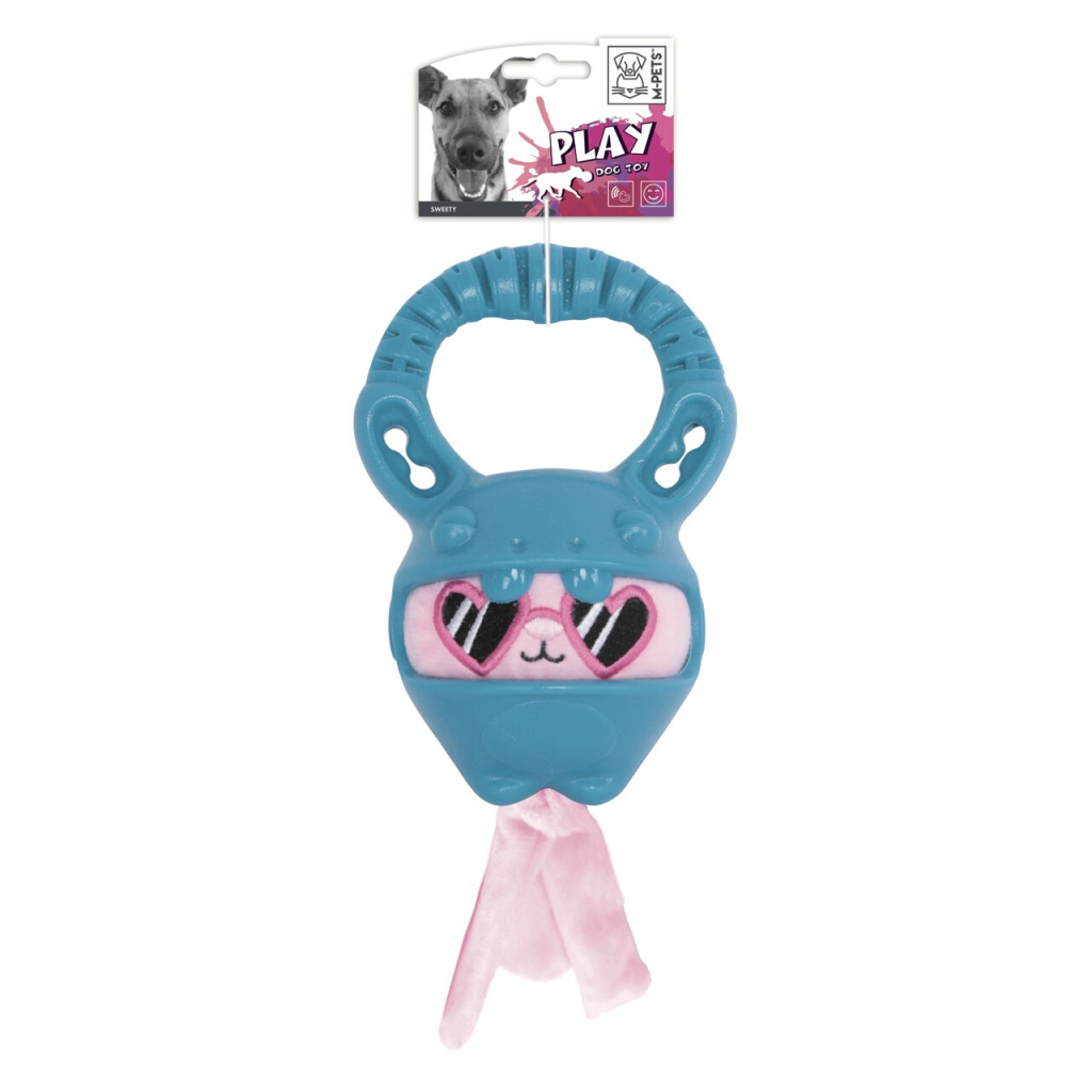 M-Pets Sweety Köpekler İçin Kauçuk Oyuncak 9x9x18cm (Mavi)